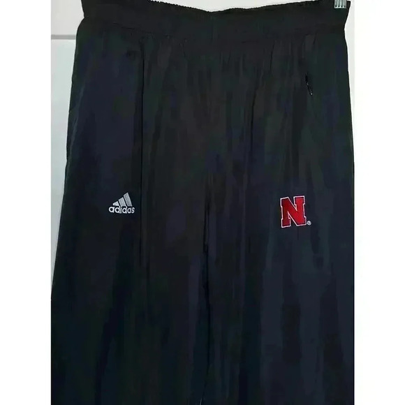 ADIDAS Men’s Small Climalite Track Pants Nebraska Cornhuskers Logo - Picture 3 of 7